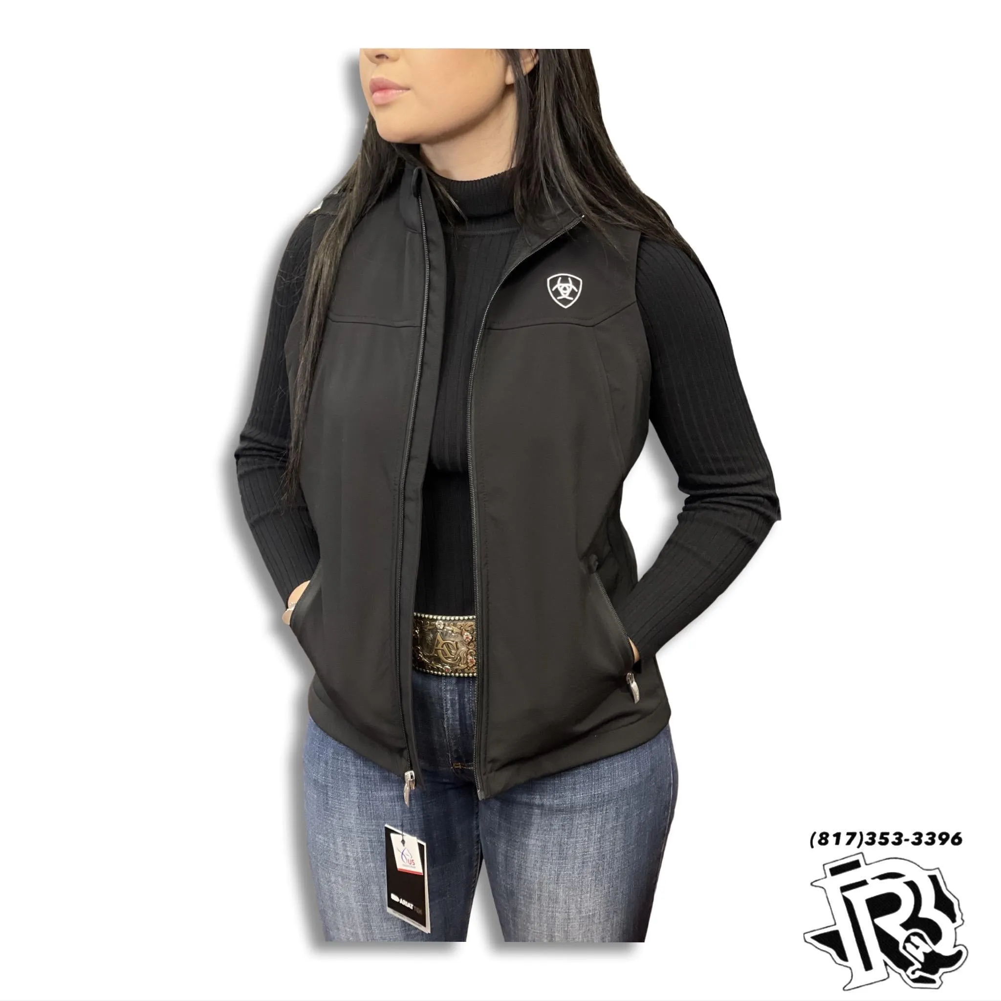 “ Saylor “ | ARIAT WOMENS VEST BLACK 10020762