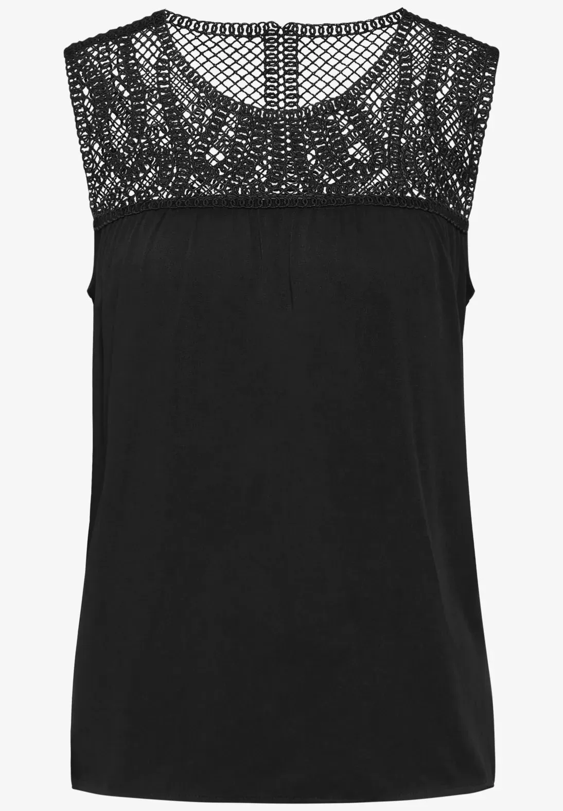 321795 -  Black Crochet Top - Street One