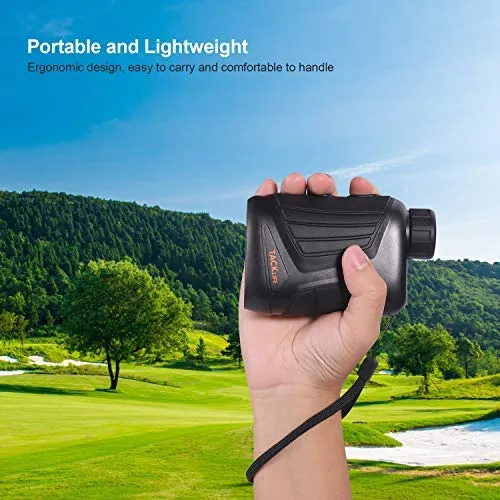 900 Yard Laser Range Finder - Golf RangeFinder 7X with Pin/Range/Speed/Scanning