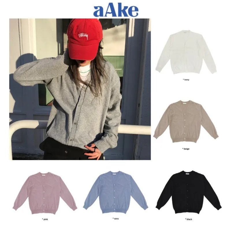 AAKE  |Street Style Cardigans