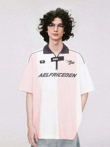 Aelfric Eden  |Unisex Street Style Oversized Polos