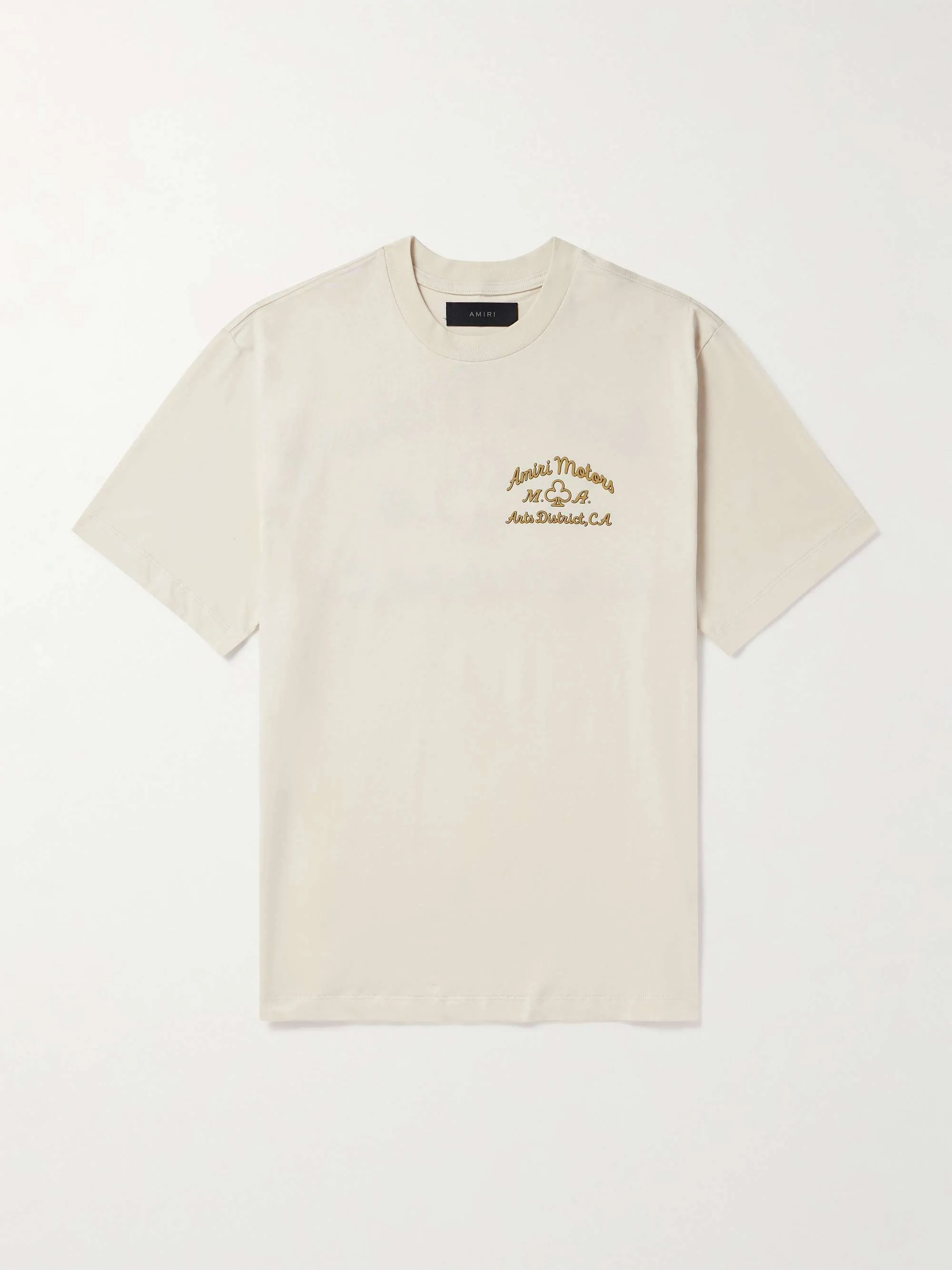 AMIRI  |Street Style Cotton Short Sleeves Logo T-Shirts