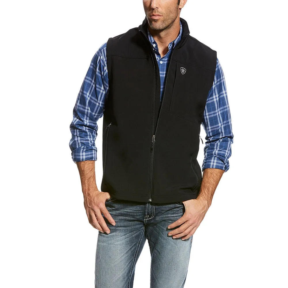 Ariat Mens Black Logo Vest