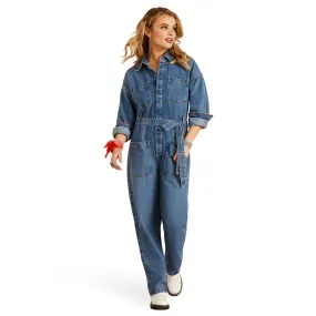 Ariat Womens Georgia Denim Jumpsuit