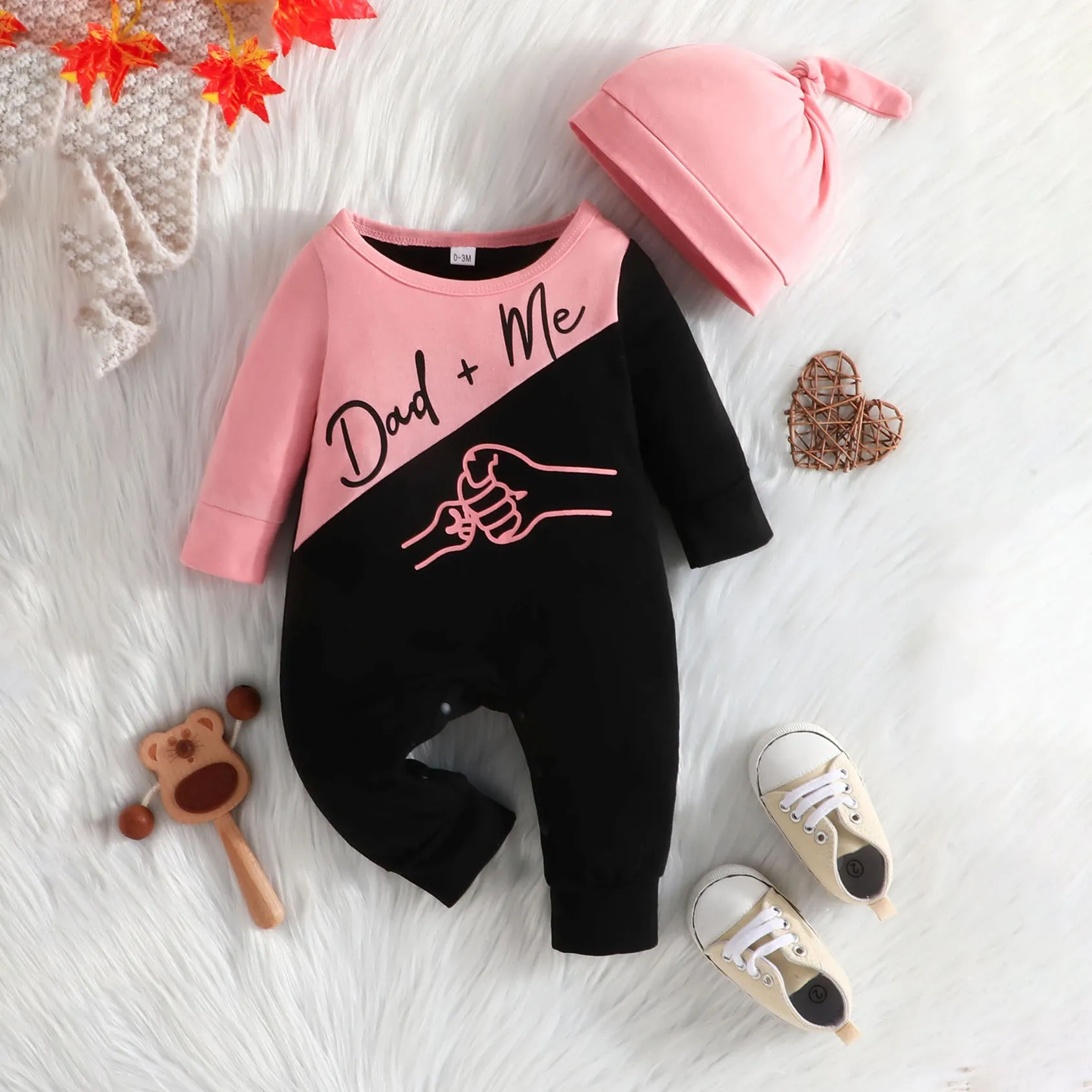 Baby Girls Boys Letters Color-blocking Jumpsuits Wholesale 24011188