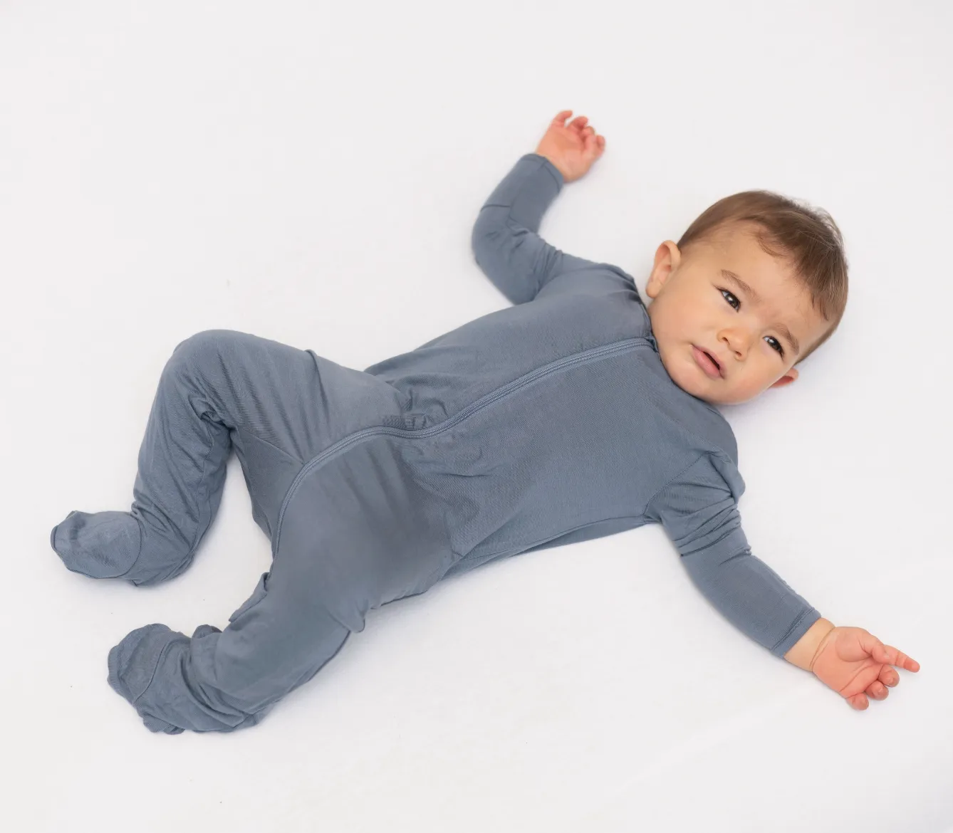 Bamboo Baby Zip-Up Footed Sleeper