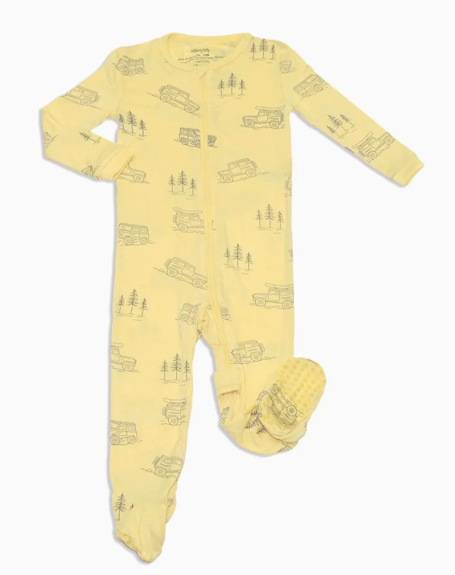 Bamboo Baby Zip-Up Footed Sleeper