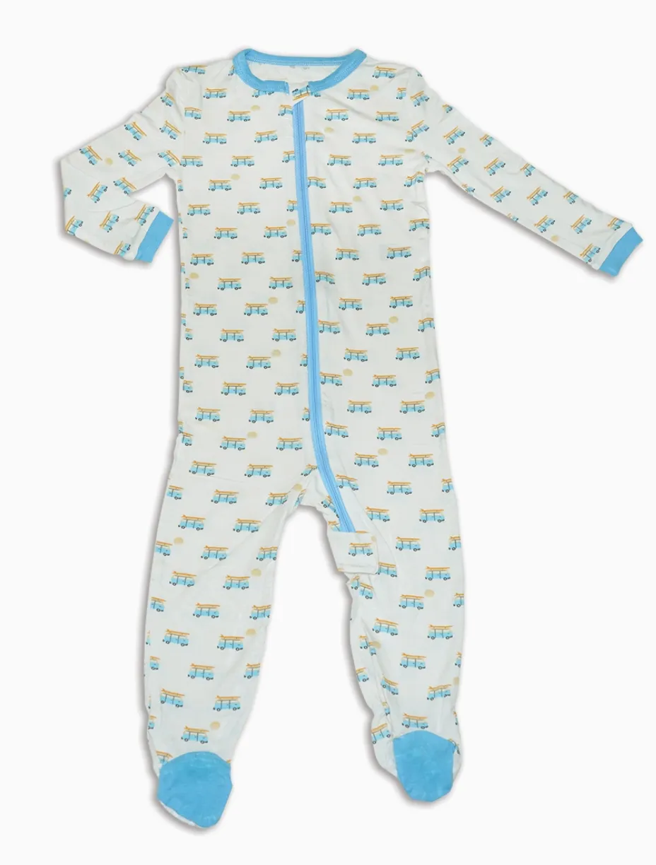 Bamboo Baby Zip-Up Footed Sleeper