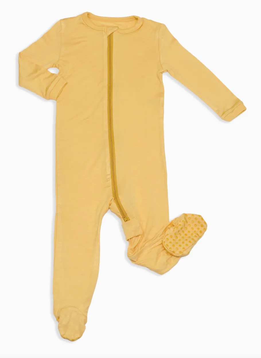 Bamboo Baby Zip-Up Footed Sleeper