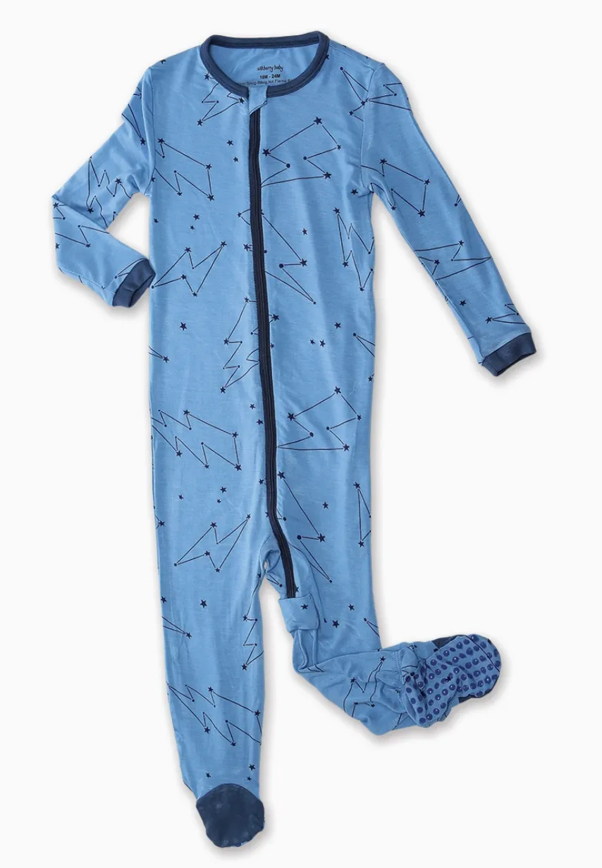 Bamboo Baby Zip-Up Footed Sleeper