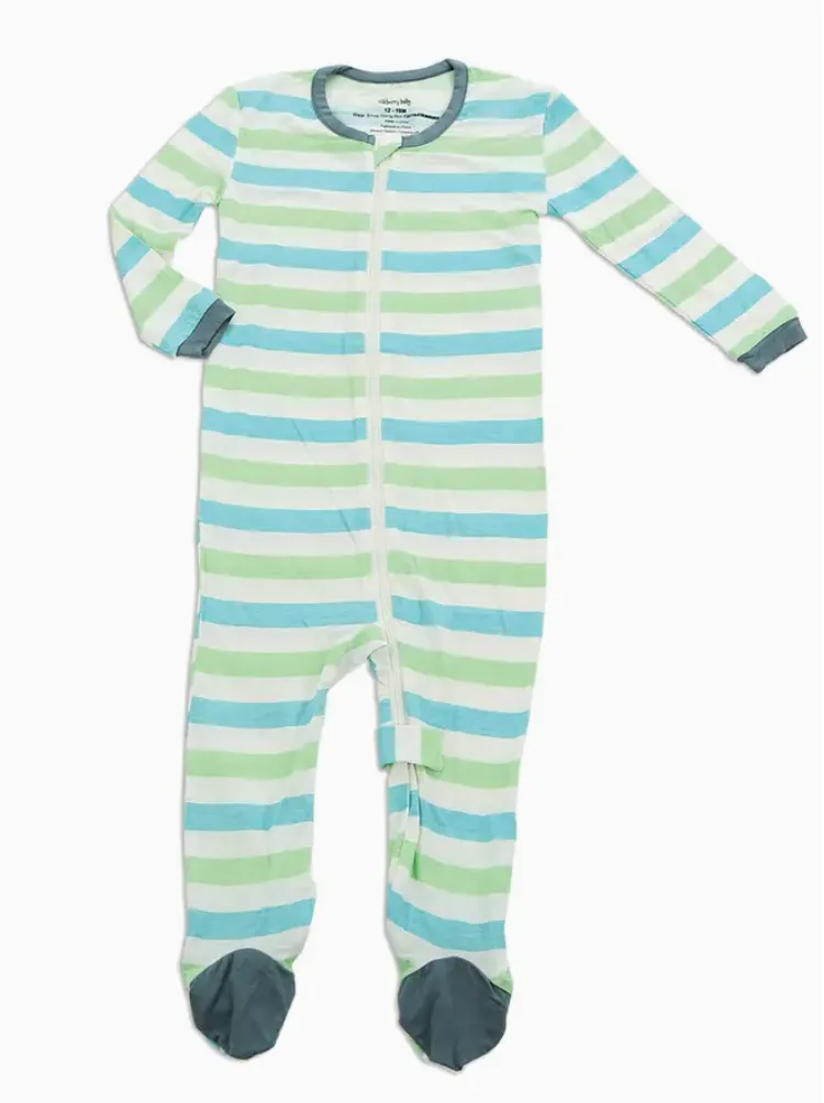 Bamboo Baby Zip-Up Footed Sleeper