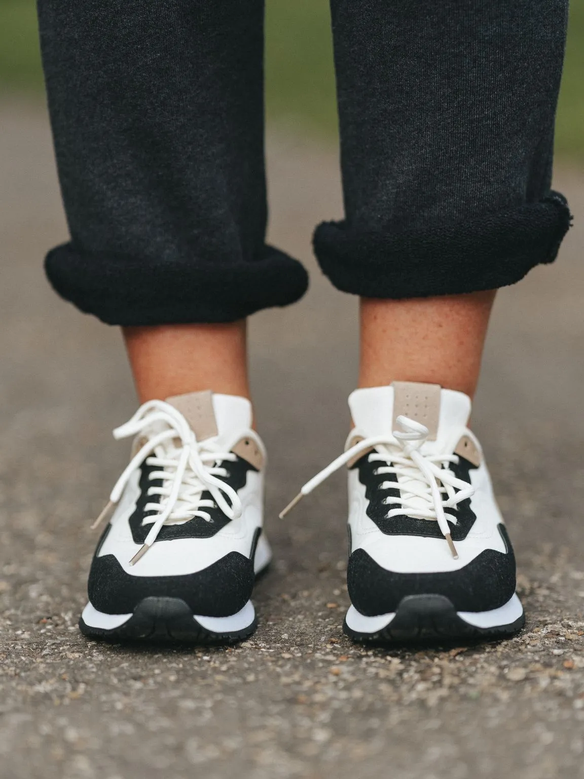 Black Athena Colour Block Trainers