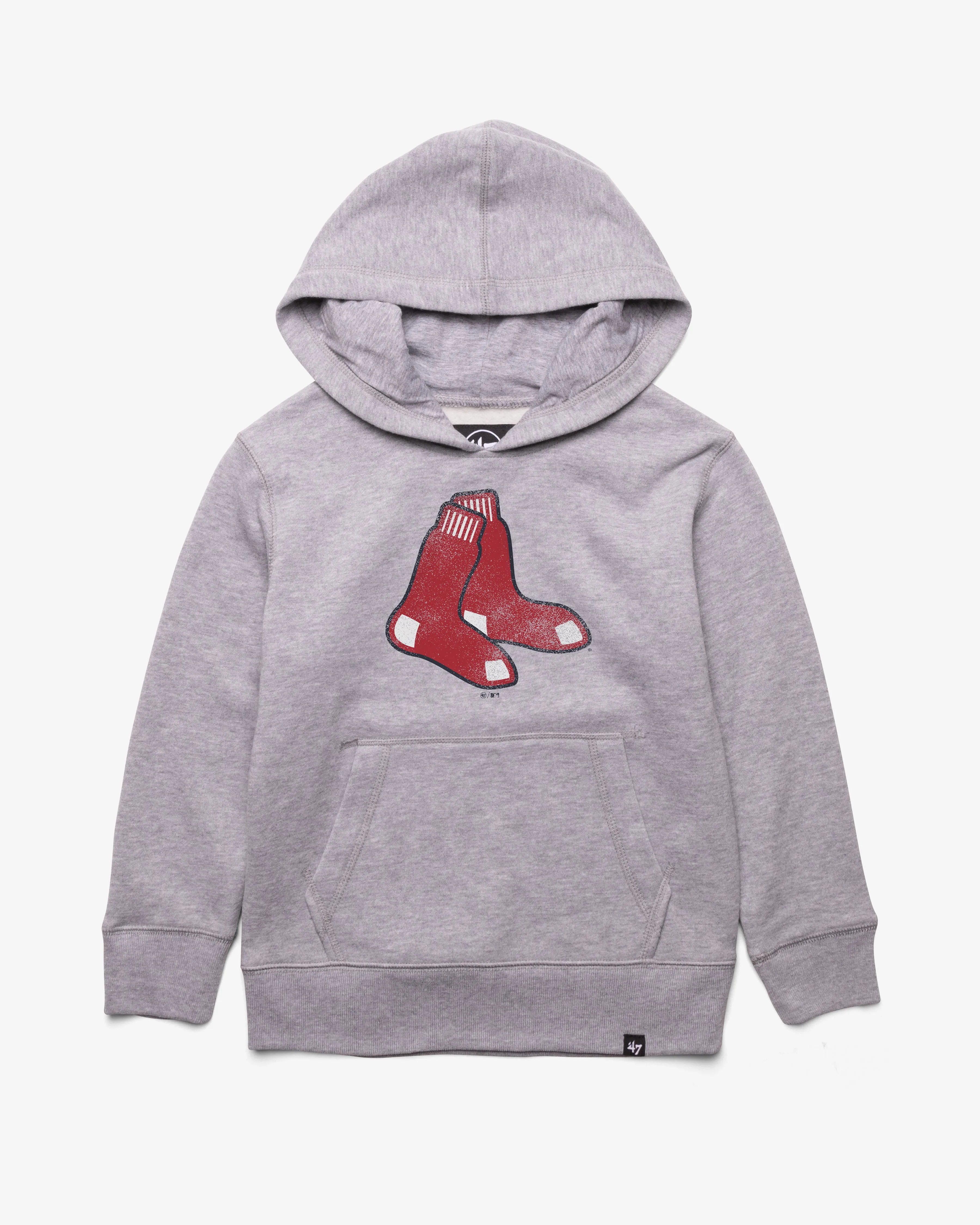 BOSTON RED SOX DISTRESSED IMPRINT '47 HEADLNE HOOD KIDS