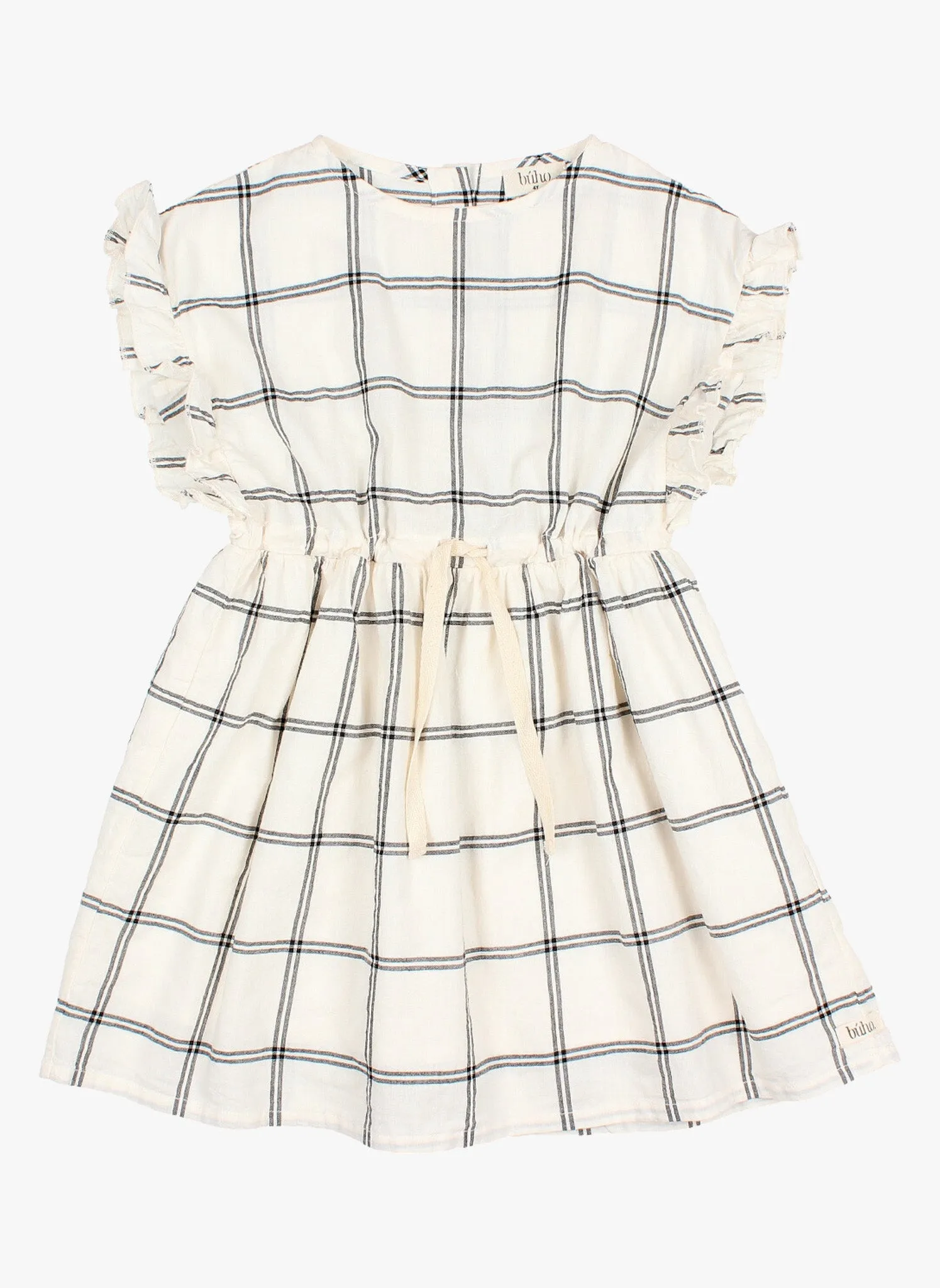 Buho Cotton Check Dress