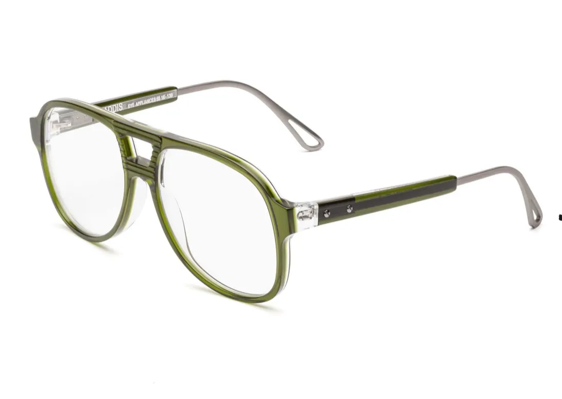 CADDIS Triple G Glasses - HERITAGE GREEN & VODKA