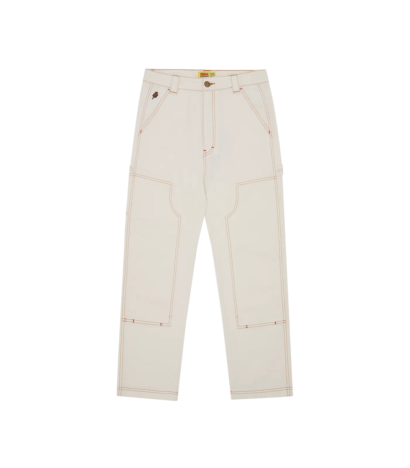 CANVAS CARPENTER PANT - ECRU