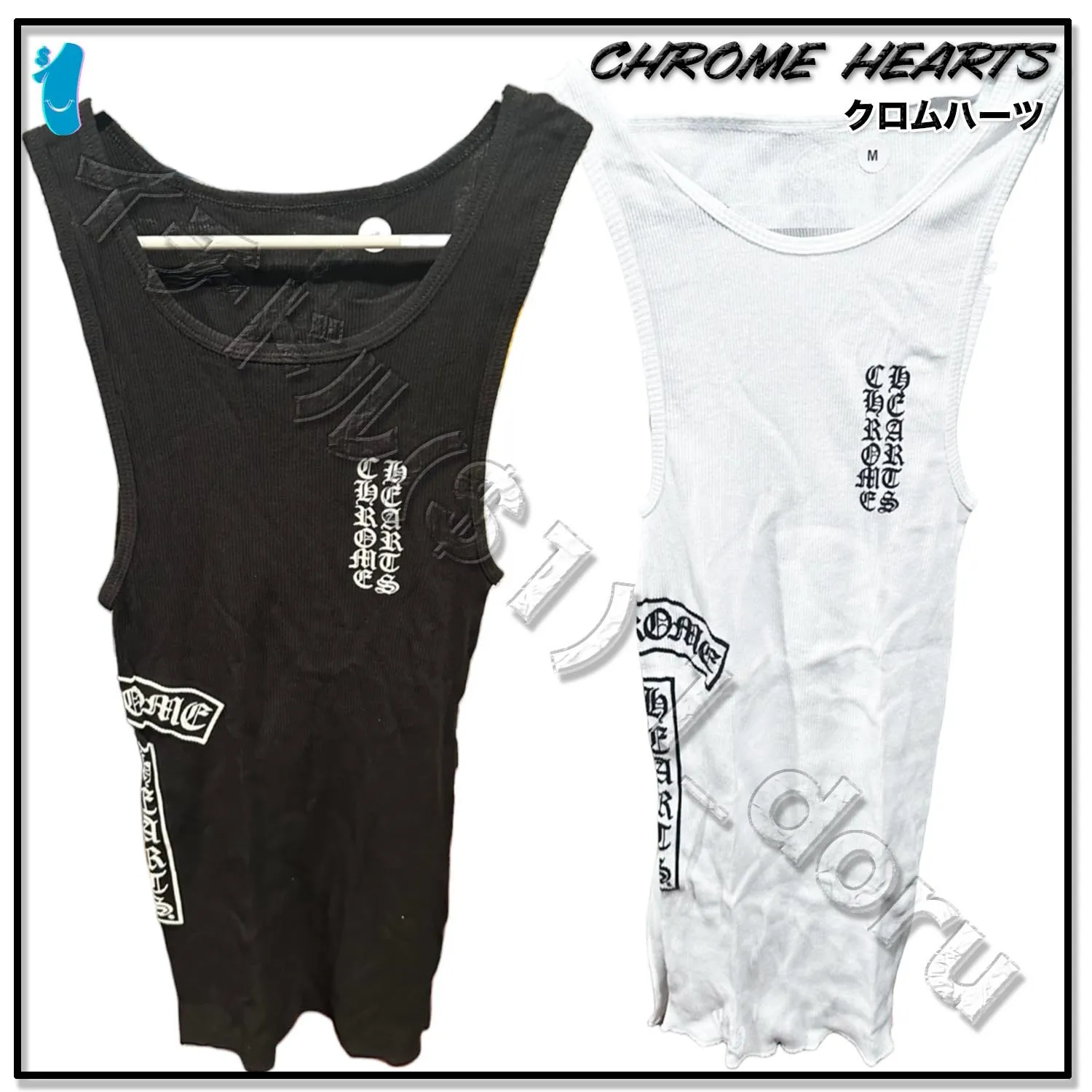 CHROME HEARTS  |Unisex Street Style Cotton Logo Tanks