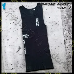 CHROME HEARTS  |Unisex Street Style Cotton Logo Tanks