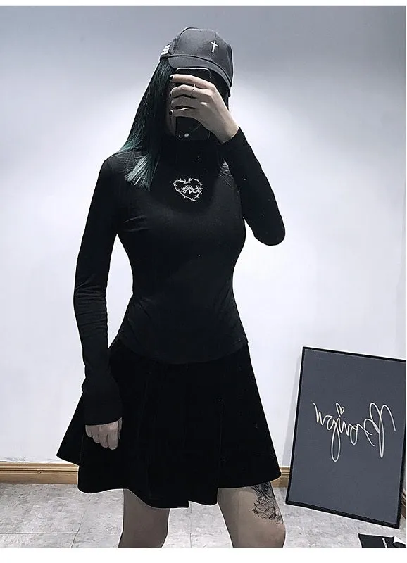 DARK SEXY BLACK SHIRT BY22585