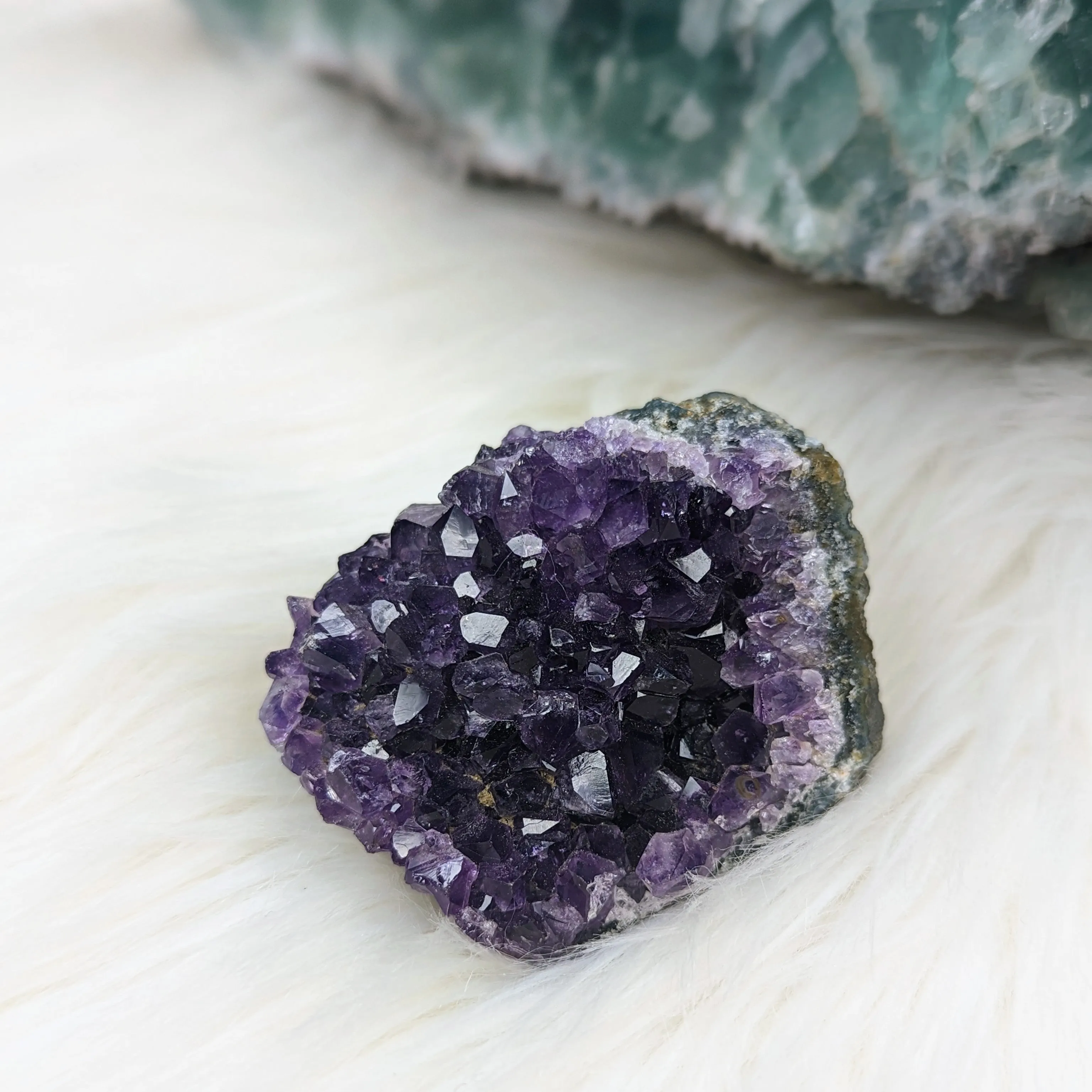 Deep Purple Amethyst Cluster ~ Activate Your Flow State