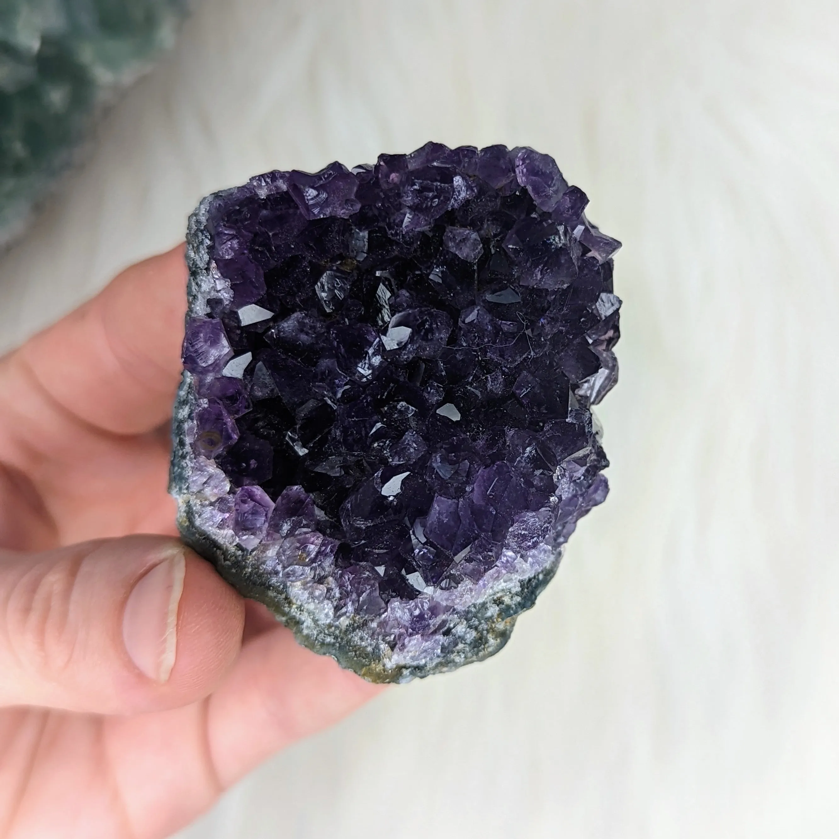 Deep Purple Amethyst Cluster ~ Activate Your Flow State