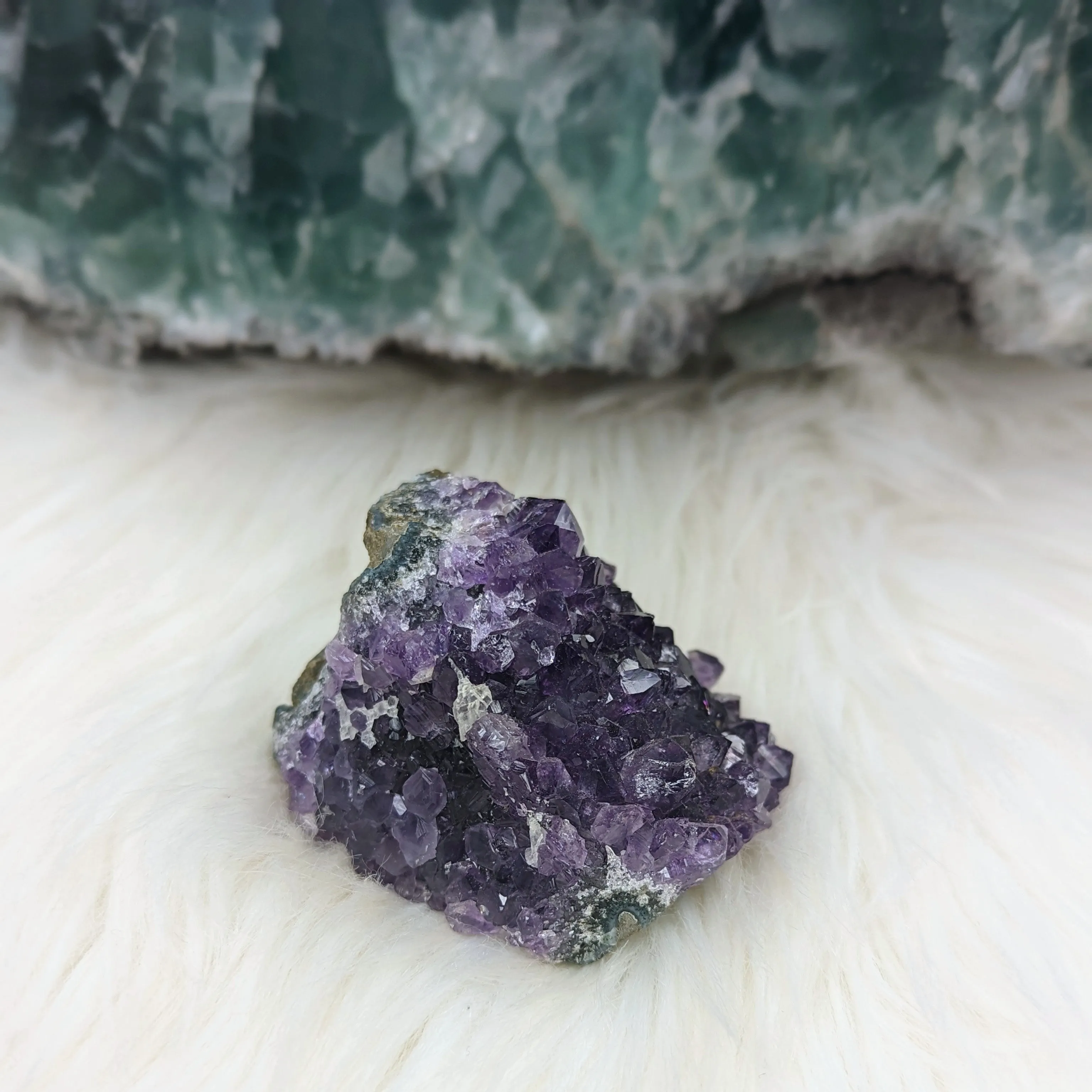 Deep Purple Amethyst Cluster ~ Activate Your Flow State