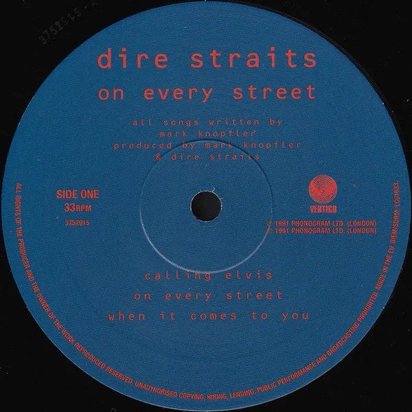 Dire Straits ~ On Every Street