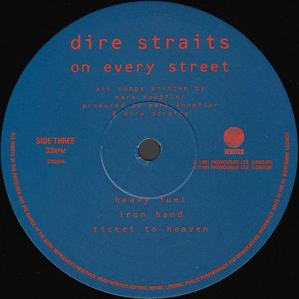 Dire Straits ~ On Every Street