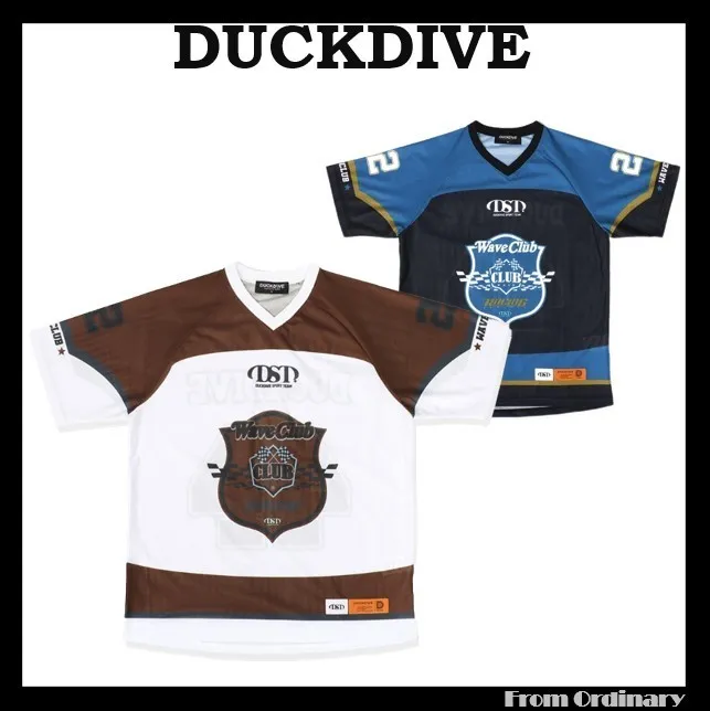 DUCKDIVE  |Unisex Street Style Logo T-Shirts