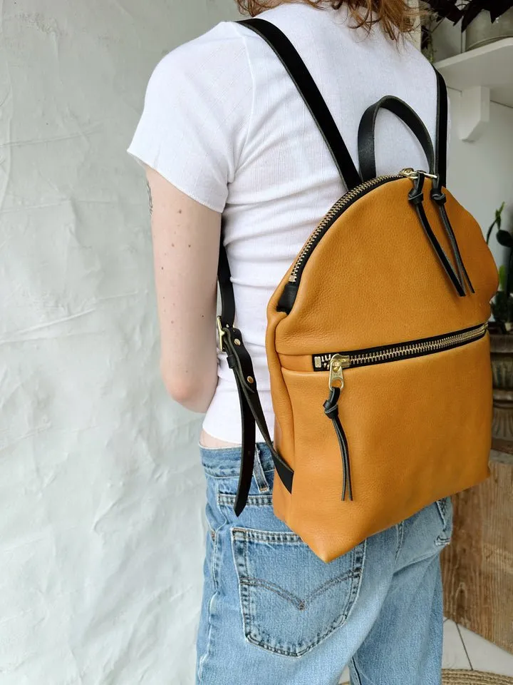 Eleven Thirty Anni Large Backpack (Straw with Front Zip) - Online Exclusive