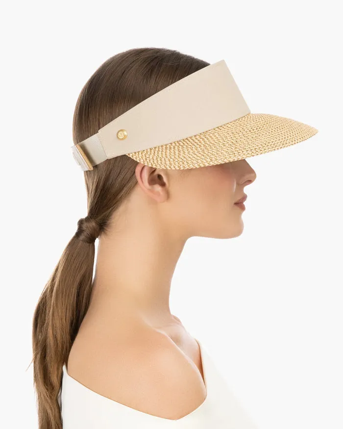 Eric Javitz Champ Visor in Peanut