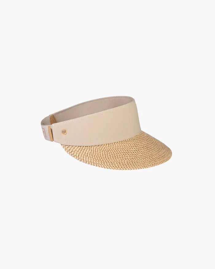 Eric Javitz Champ Visor in Peanut