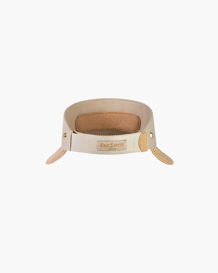 Eric Javitz Champ Visor in Peanut