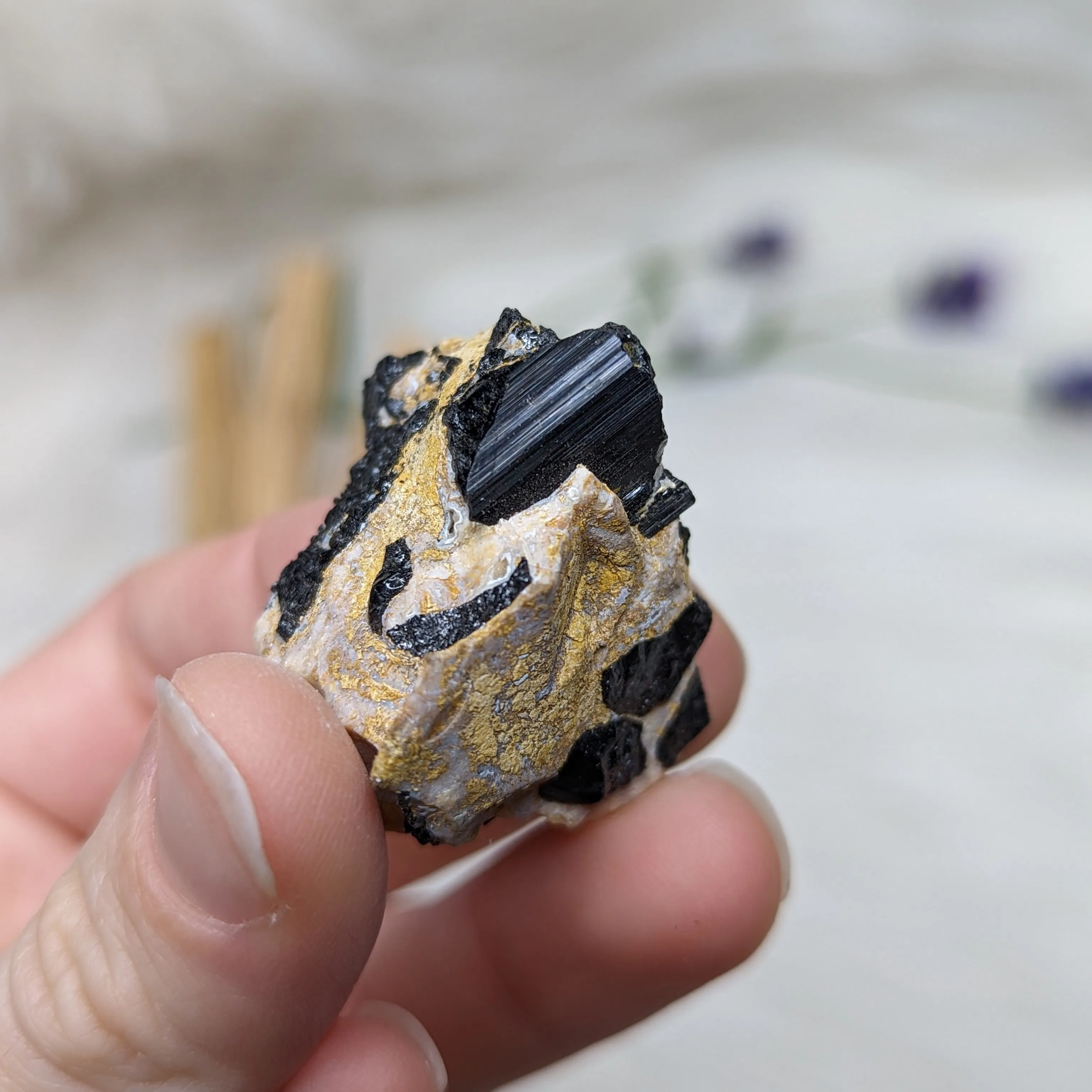 Extreme Protection! Raw Black Tourmaline Specimen