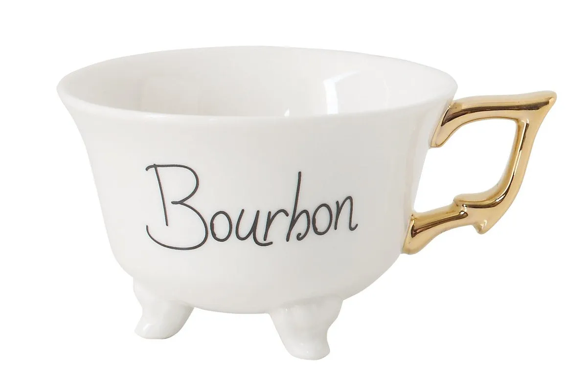 FOOTED BOOZE TEACUPS