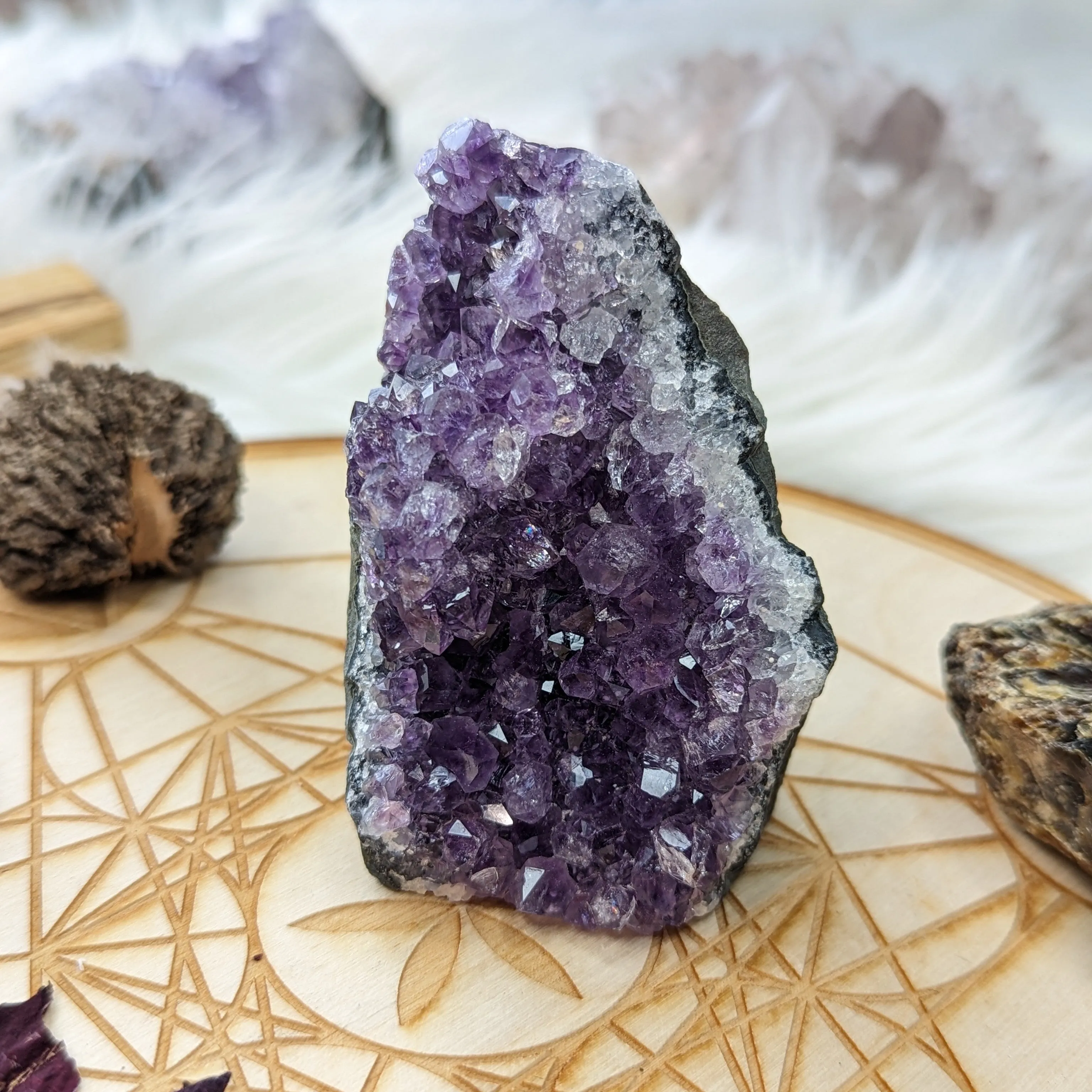 Gemmy~ Amethyst Formation Display Specimen #3~ Locale: Uruguay