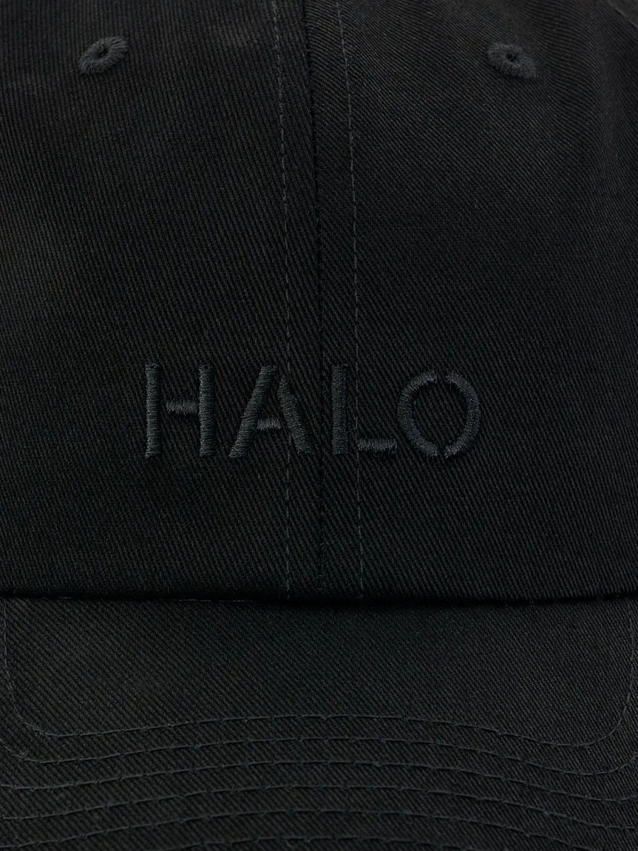 HALO CANVAS CAP Black