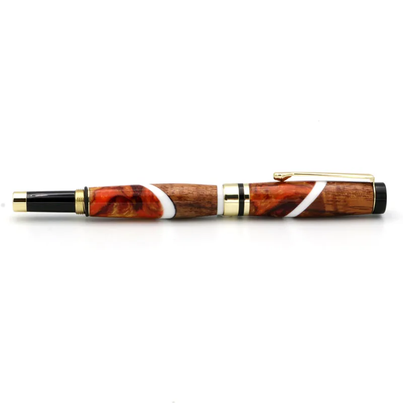 Hawaiian Koa and Resin Fountain Pen