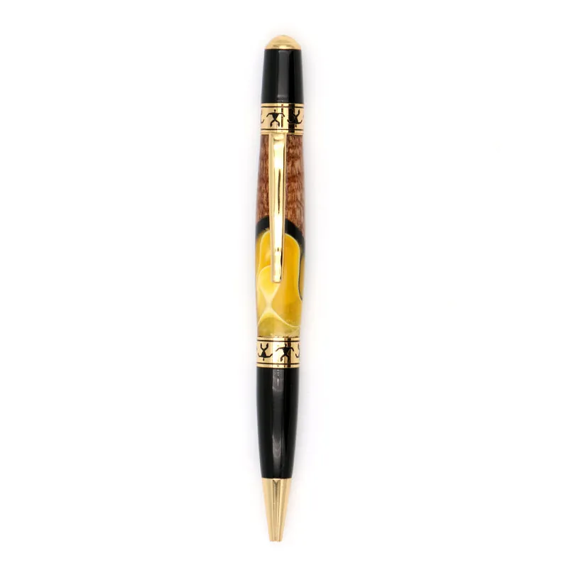 Hawaiian Koa and Resin Warrior Pacifica Pen