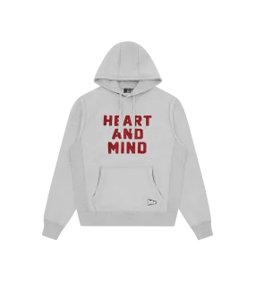 HEART AND MIND POPOVER HOOD - HEATHER GREY