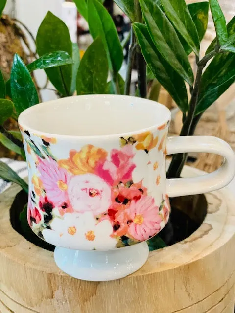 HEIRLOOM FLORAL MUG