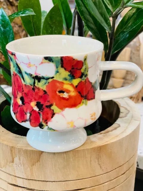 HEIRLOOM FLORAL MUG