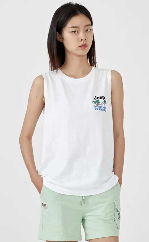 JEEP  |Street Style Logo Tanks