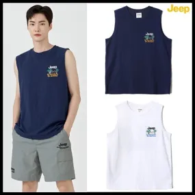 JEEP  |Street Style Logo Tanks