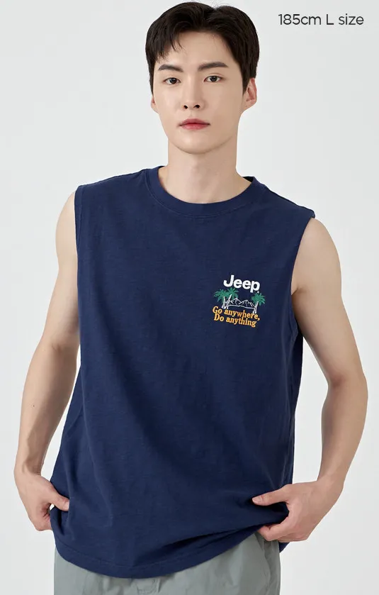 JEEP  |Street Style Logo Tanks