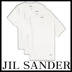 Jil Sander  |Unisex Street Style Logo Designers T-Shirts