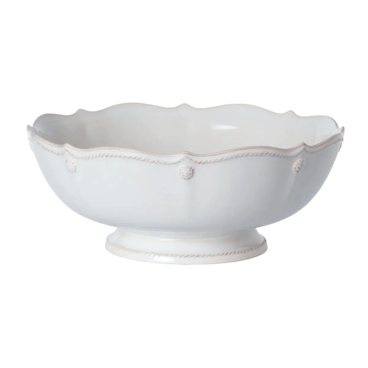 Juliska Berry & Thread 11 Footed Fruit Bowl - Whitewash