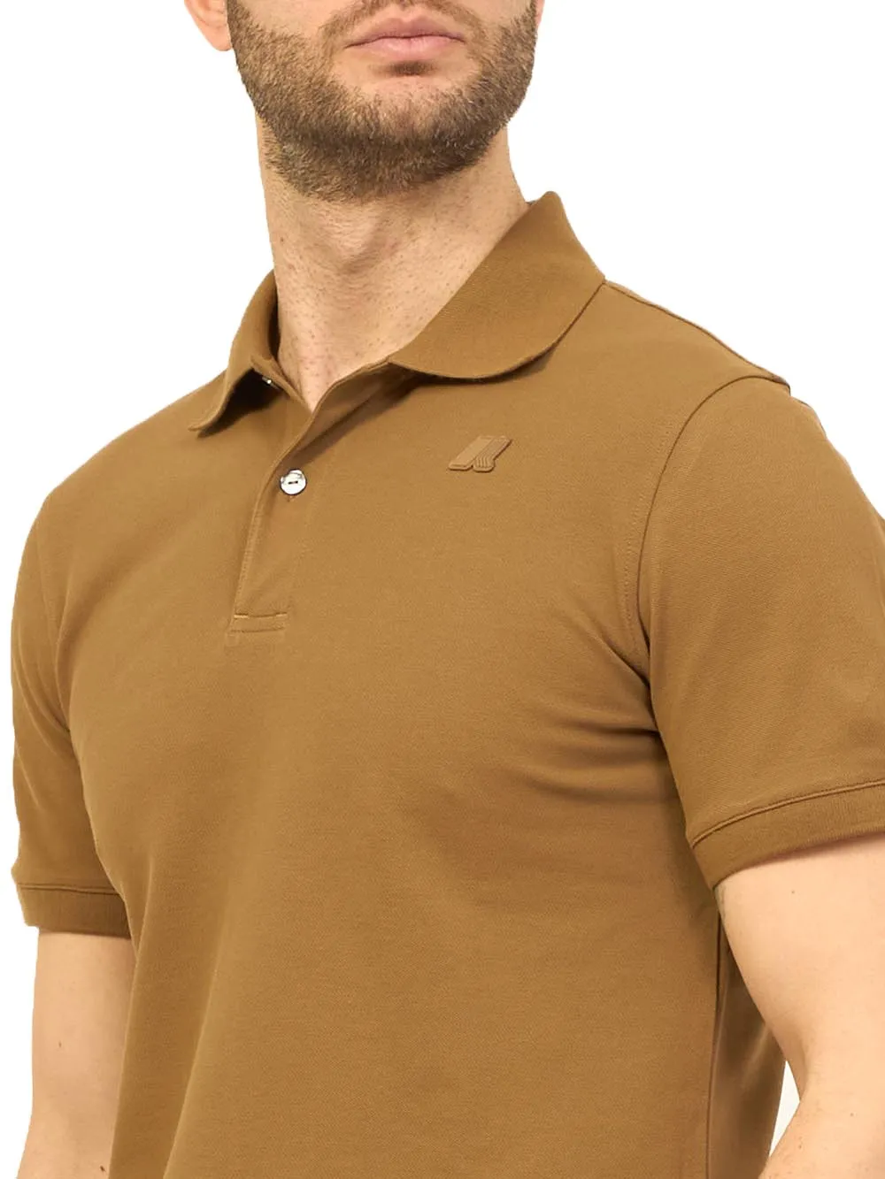 K-Way Polo Uomo Fango