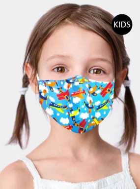 Kid's Random Airplane Face Mask