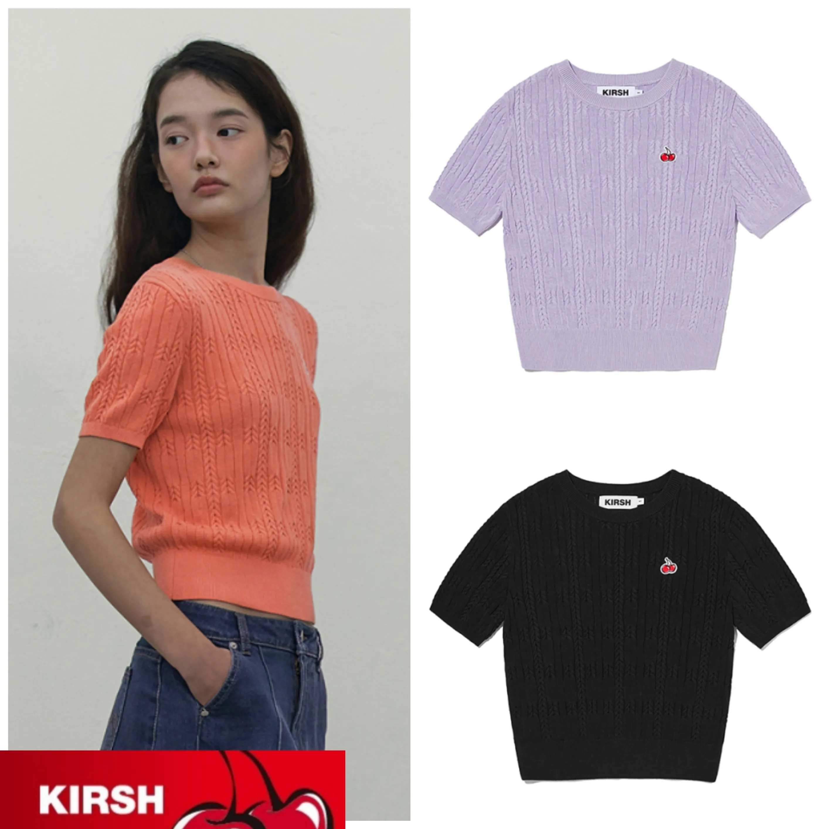 KIRSH  |Street Style V-neck & Crew neck